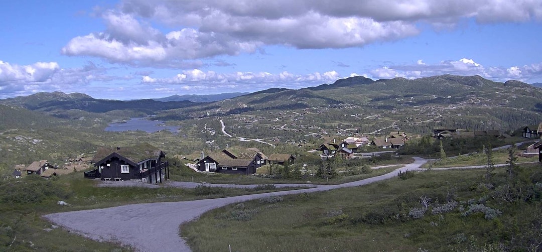 I dette området skal det bygges stier for et tosifret millionbeløp. Foto: Høgevarde AS I dette området skal det bygges stier for et tosifret millionbeløp. Foto: Høgevarde AS