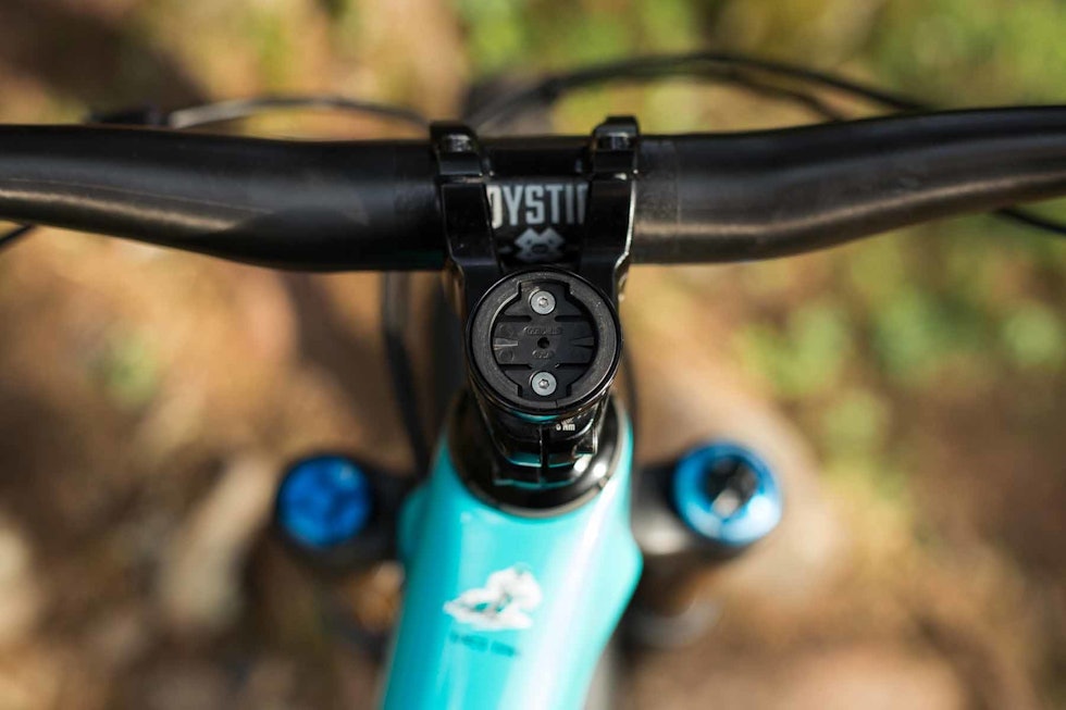TOPPLOKK: Dette smarte festet gjør at Ola Landmark får loggført alle øktene med GPS. yeti garmin feste ola landmark
