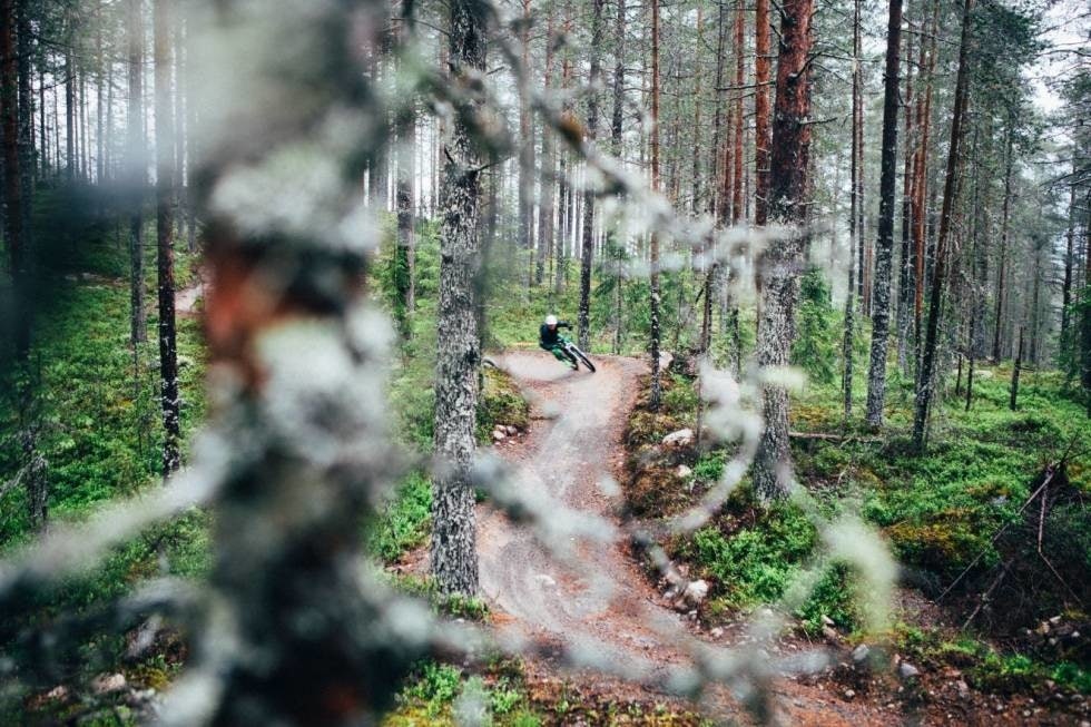TYPISK TRYSIL: Bygda hvor Utflukt har vært arrangert de siste årene har blitt ledende i landet på utvikling av stisykling som turisme. Foto: Sjur Melsås. stisykling trysil