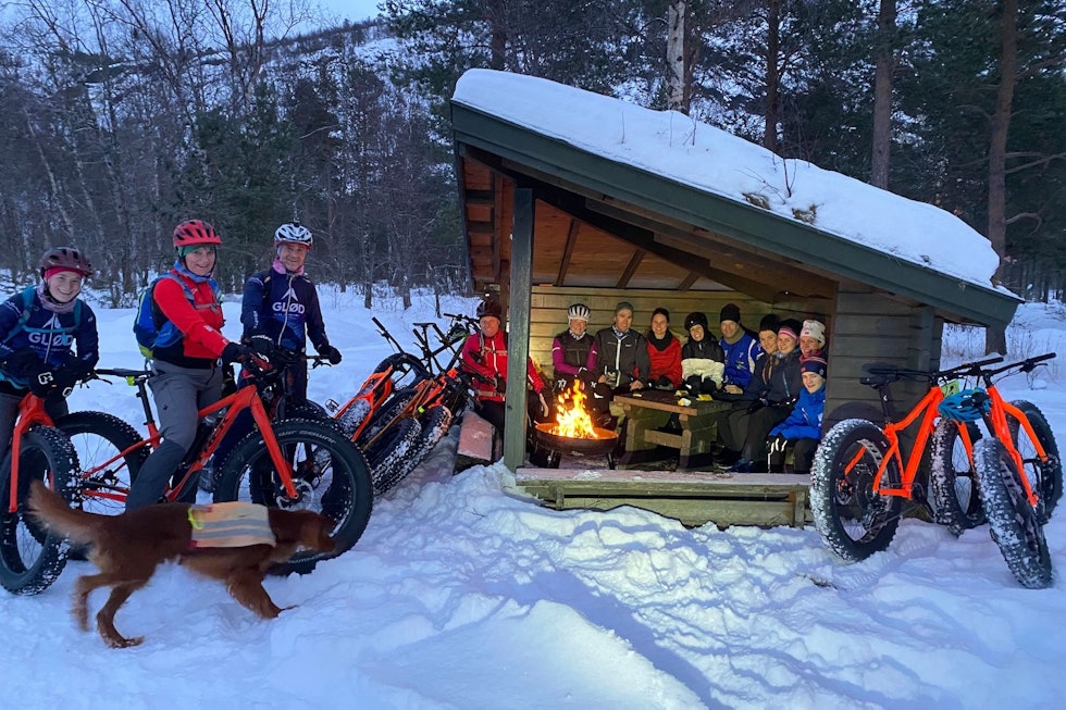 POPULÆRT: I fjor var det over 70 deltakere på Global Fatbike Day i Alta. Foto: GLØD Explorer Global Fatbike Day Alta
