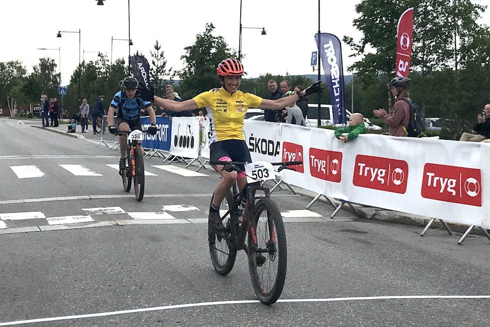 Sunniva Dring, som leder Norgescupen sammenlagt, vant dagens etappe i Trans-Østerdalen 3-dagers. Foto: Eivind Strand/NCF