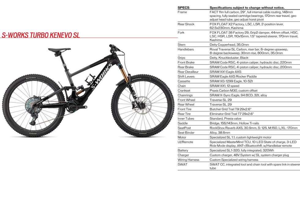specialized-turbo-kenevo-sl-elsykkel-s-works specialized-turbo-kenevo-sl-elsykkel-s-works