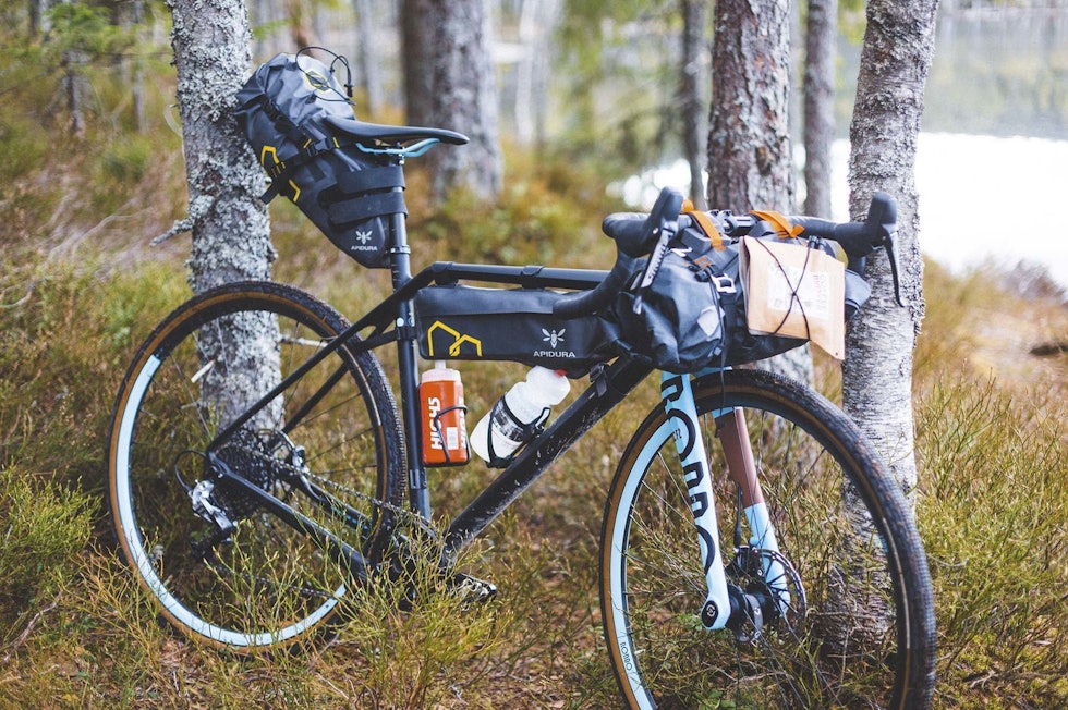 I BUKKEN: Du kan også bruke en sykkel med bukkestyre til bikepacking helt fint. Foto: Kristoffer H. Kippernes