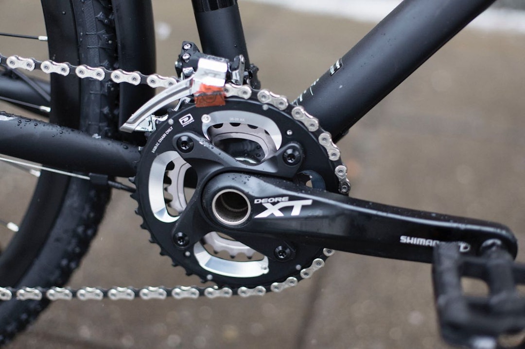 KVALITET: Kompakt terrengkrank med 2 klinger gir godt med gir. KVALITET: Kompakt terrengkrank med 2 klinger gir godt med gir.