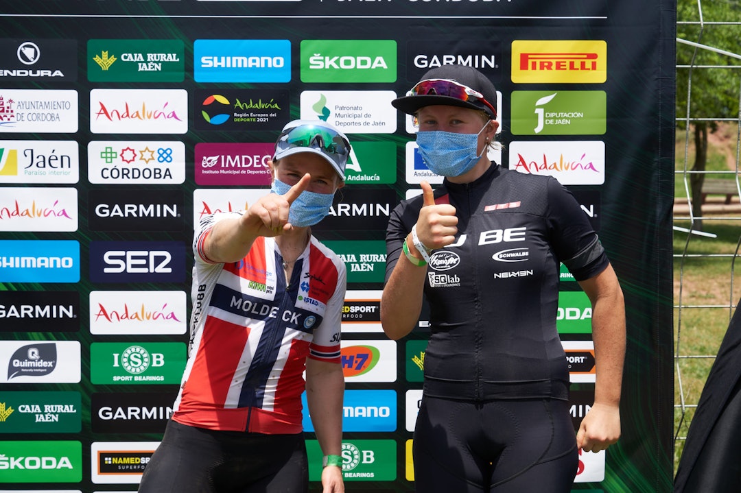 Andalucía Bike Race 2021 Hildegunn Gjertrud Hovdenak og Janine Schneider vant sammenlagt