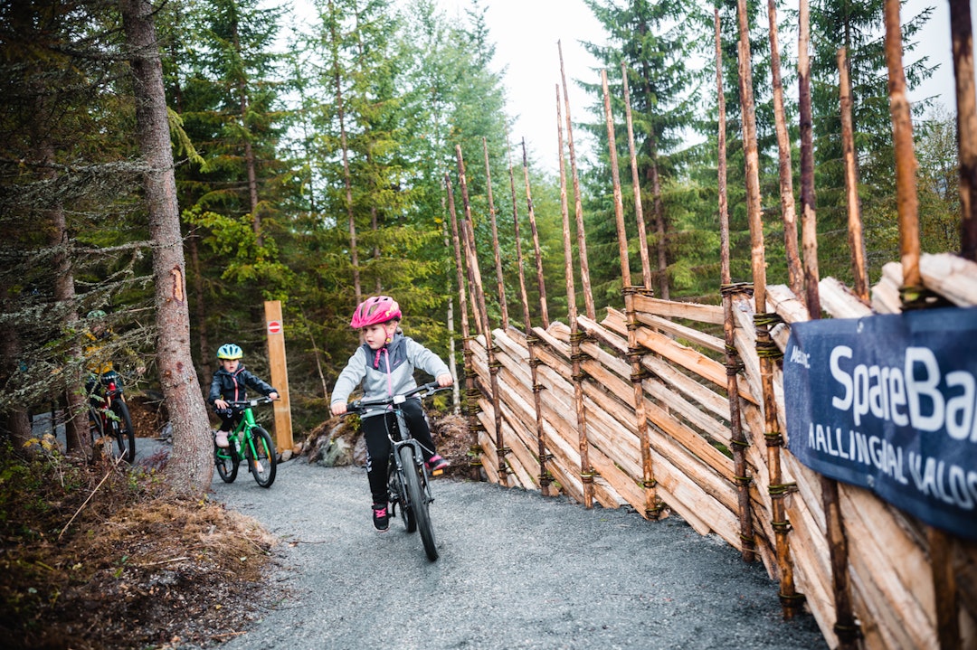 Trytetrøkket som åpnet i Nesbyen i 2017 kan sykles av alle. Foto: Paul A Lockhart