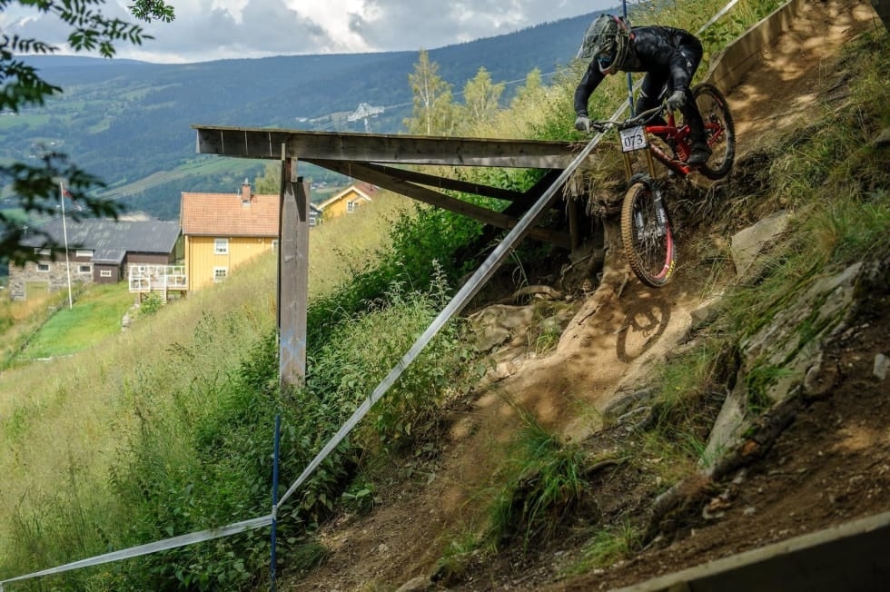 MESTERSKAPSLØYPE: Løypa som skal brukes til NM i år har vært brukt til mesterskap på alle nivåer, fra NM til EM, verdenscup og VM. Foto: Jon Borgersen Norgescup og NM utfor 2021