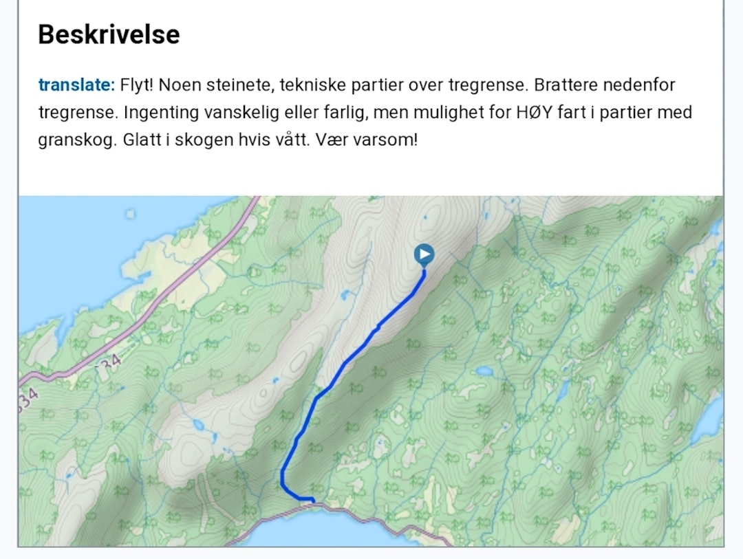 Fartsetappe 1, lørdag kveld. Fartsetappe 1, lørdag kveld.