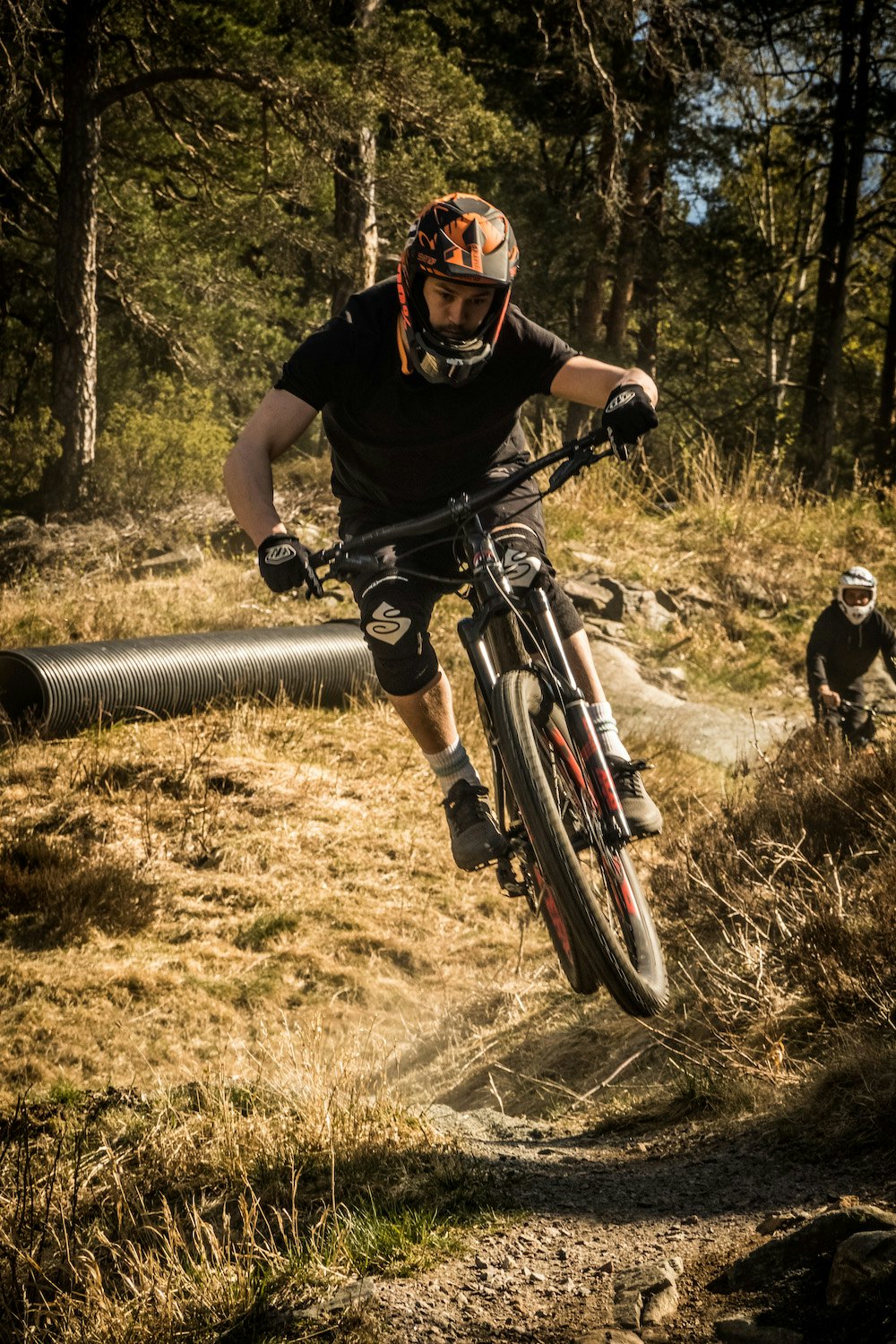 SLIK JA: Fart og flyt er en strålende kombinasjon. Foto: Johan Selmar Åpning Kristiansand Sykkelpark 2021