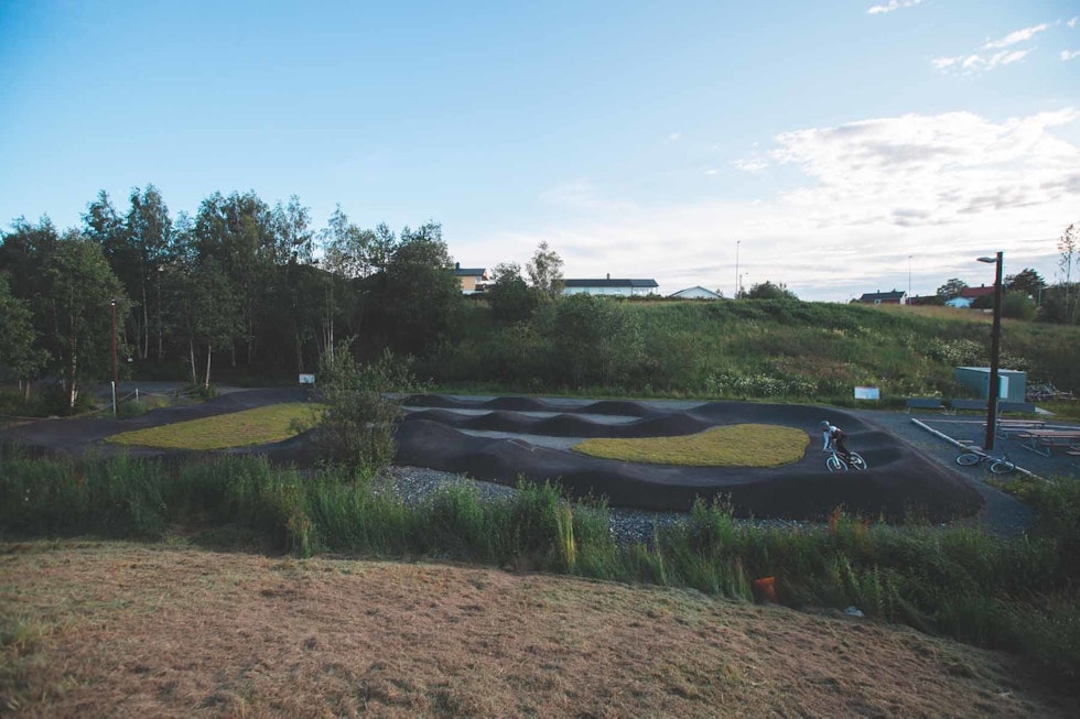 STOR: Pumptracken i Texasdalen har stor boltreplass. Foto: Kristoffer H. Kippernes STOR: Pumptracken i Texasdalen har stor boltreplass. Foto: Kristoffer H. Kippernes