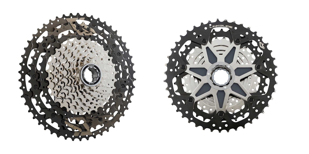 KASSETT: DEORE XT kassetten (CS-LG600-11) veier 780g og kommer med utveksling 11-50T, DEORE 1x10-speed kassetten (CS-LG600-10) veier 634g og kommer med utveksling 11-43T. shimano gir elsykkel linkglide xt deore