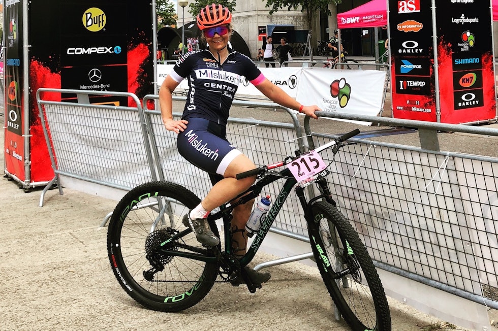 Anne Helene Reiten debuterte i etapperittsammenheng med sjetteplass sammenlagt i La Rioja Bike Race. Foto: Stine Hasund Eid