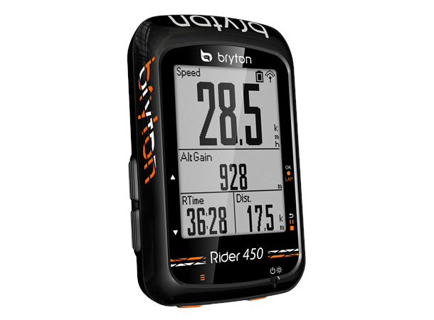 Du kan vinne en Bryton Rider 450 GPS-computer Bryton Rider 450 Sykkelcomputer