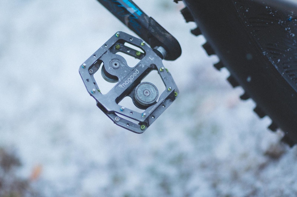 MAGNETISK: Pedalene fra Magped skal være den hellige gral mellom klikk- og flate pedaler. Christian-Bode-5