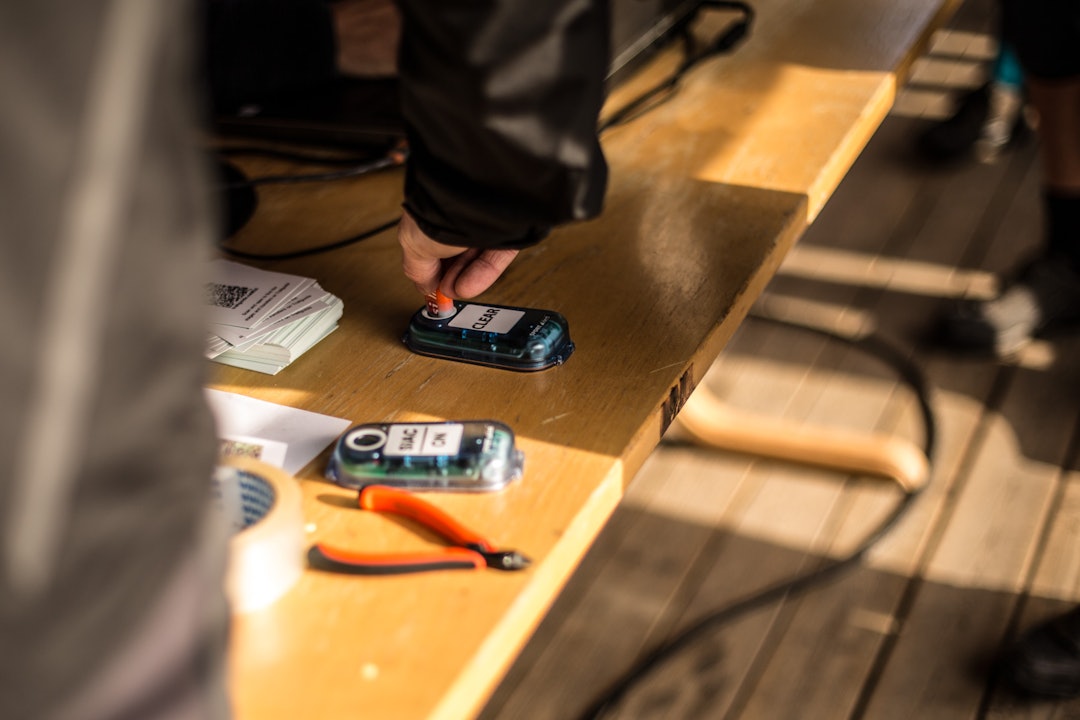 Chopper klargjøres Chopper klargjøres