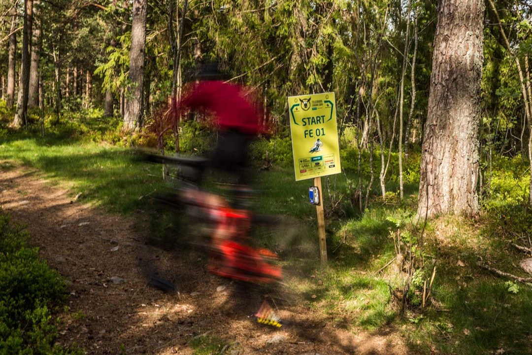 Full fart på første etappe. Full fart på første etappe.