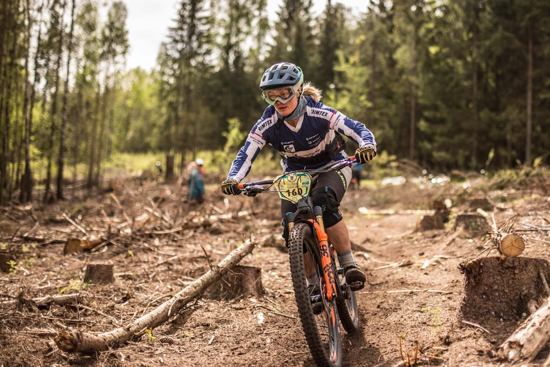 Hilde Sangesland Strædet på vei mot seier. Hilde Sangesland Strædet på vei mot seier.