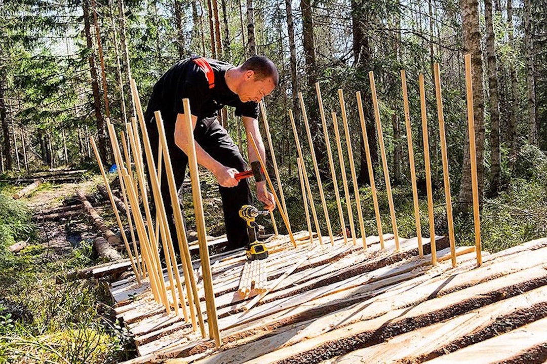 Stibygging er en viktig del av arbeidet til NOTS. Foto: Bjørn Enoksen Stibygging er en viktig del av arbeidet til NOTS. Foto: Bjørn Enoksen