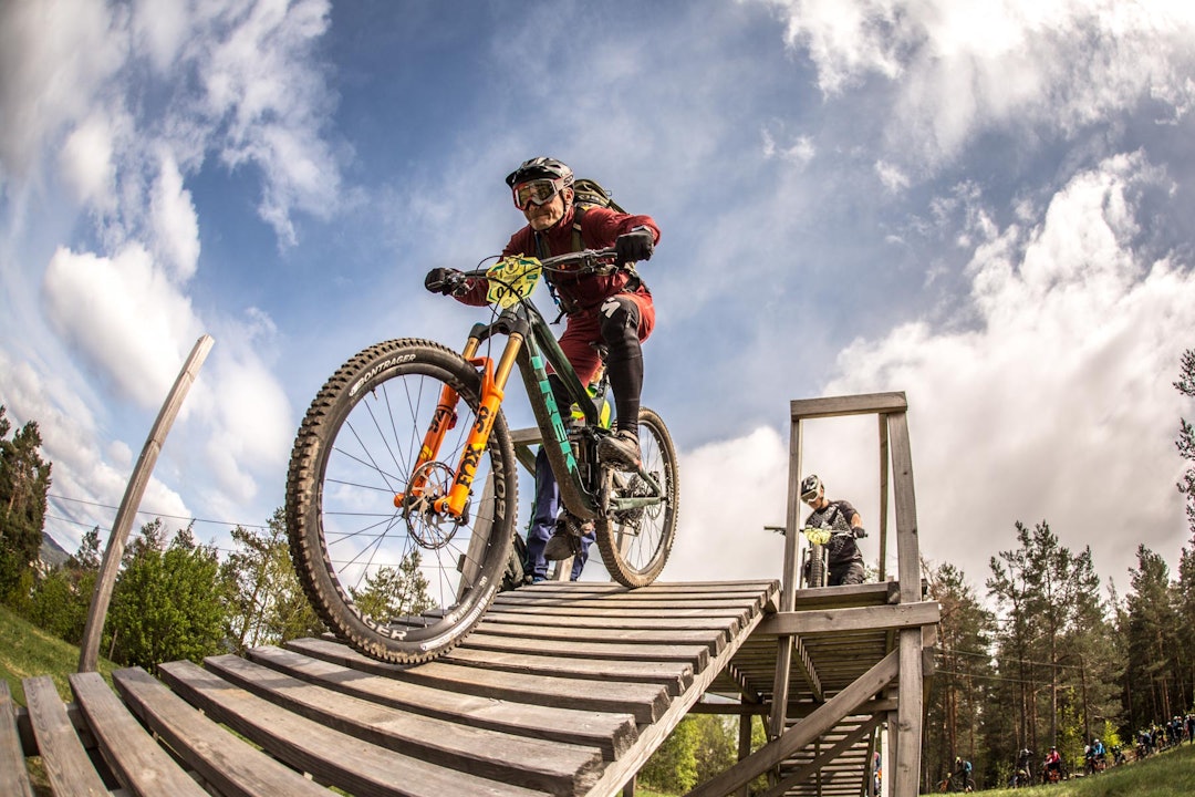 Emil Carlson på siste etappe Emil Carlson på siste etappe
