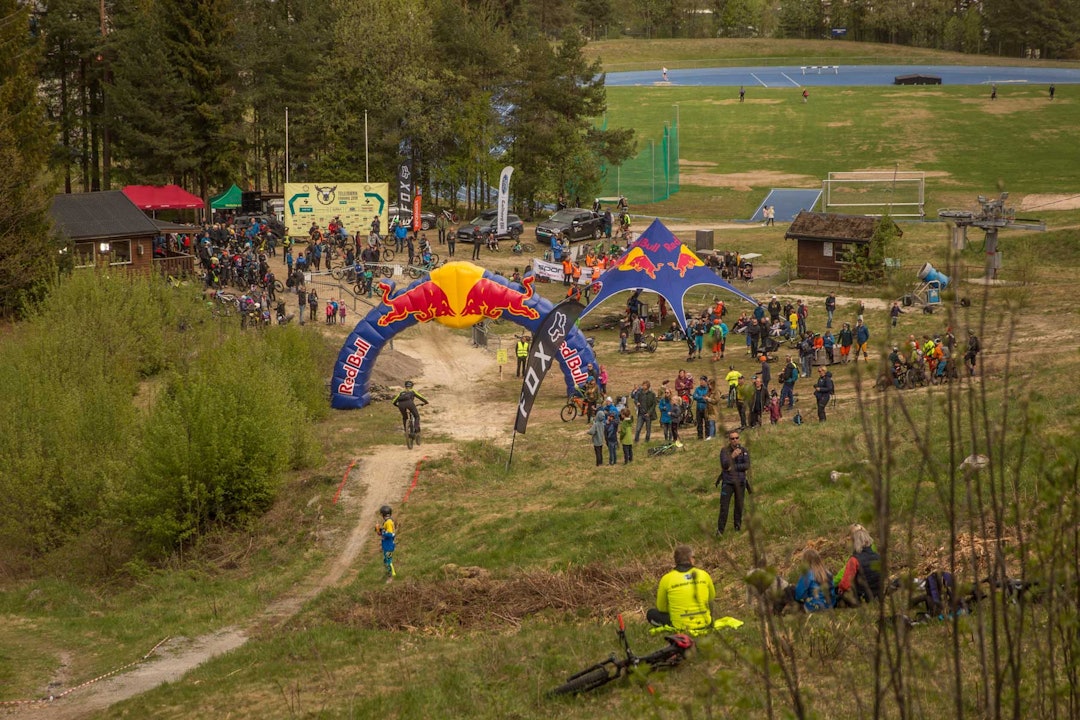 Silje Holmsen på vei inn mot mål Silje Holmsen på vei inn mot mål