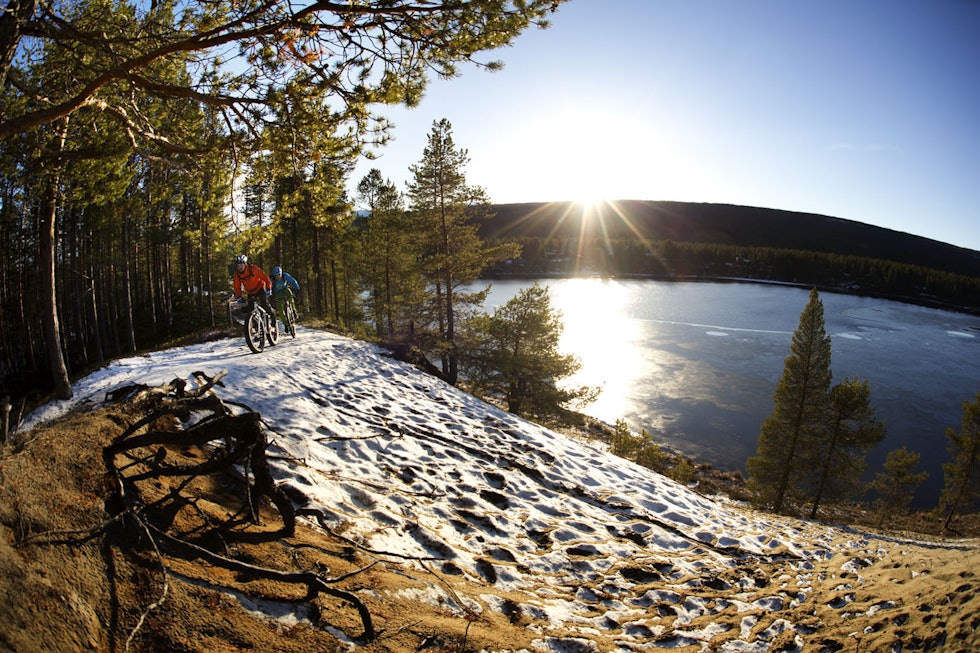 SOLGLØTT: Korte døgn gjør at man må utnytte det lille dagslyset som er. Foto: Kristoffer H. Kippernes SOLGLØTT: Korte døgn gjør at man må utnytte det lille dagslyset som er. Foto: Kristoffer H. Kippernes