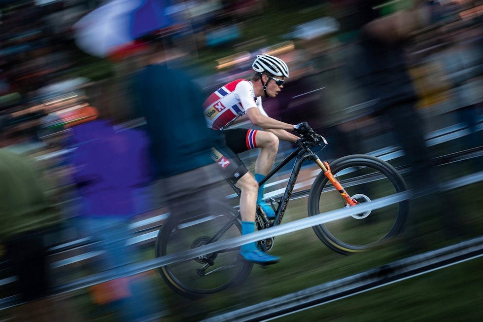 HOLDT HELT INN: Erik forsvarte den gode startposisjonen helt til mål i USA. Foto: EGO-Promotion. Erik-Hægstad-5