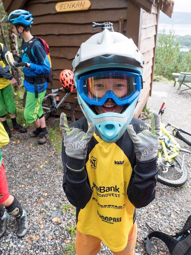 Stor glede før start i Frei Enduro 2017. Foto: Frei Enduro Kids enduro Frei 2017 - Frei Enduro 750x