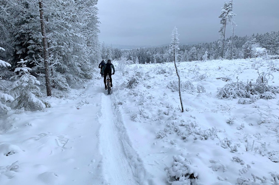 For Ole Christian Fagerli gir fatbiketurene både naturopplevelser og treningsmotivasjon . Foto: Ole Christian Fagerli For Ole Christian Fagerli gir fatbiketurene både naturopplevelser og treningsmotivasjon . Foto: Ole Christian Fagerli