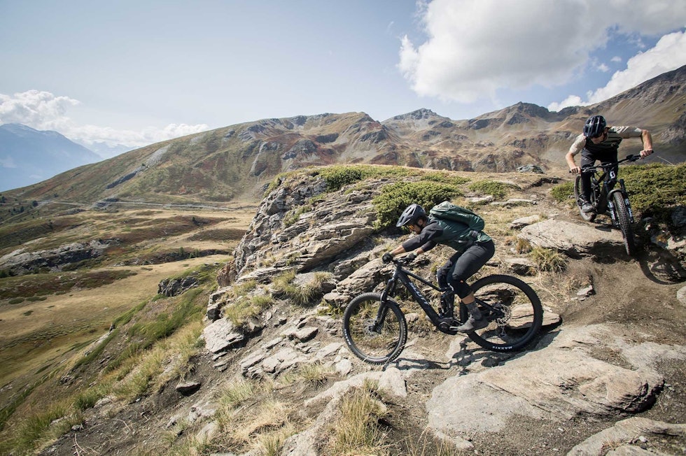 ALPEMORO: Nye Ransom eRide har mye vandring, og en motor som hjelper deg opp til toppen. Foto: Scott scott ransom eride elsykkel