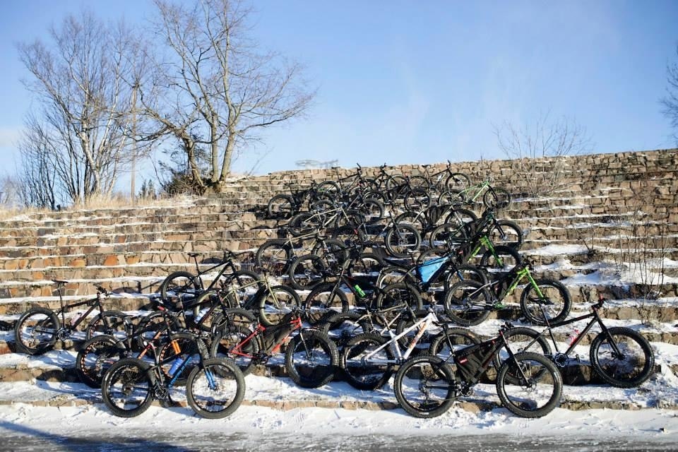 Også i Oslo er det lagt opp til fellestur i anledning Global Fatbike Day, og kanskje blir Tryvann en del av ruta. Foto: Thomas Holth global Fatbike Day 2019