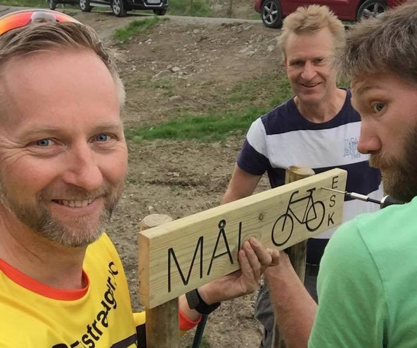 Løypene er skiltet etter ny skiltmal gjennom hele anlegget. Foto: Espen Sandvold Terrengpark finale Foto Espen Sandvold 750x