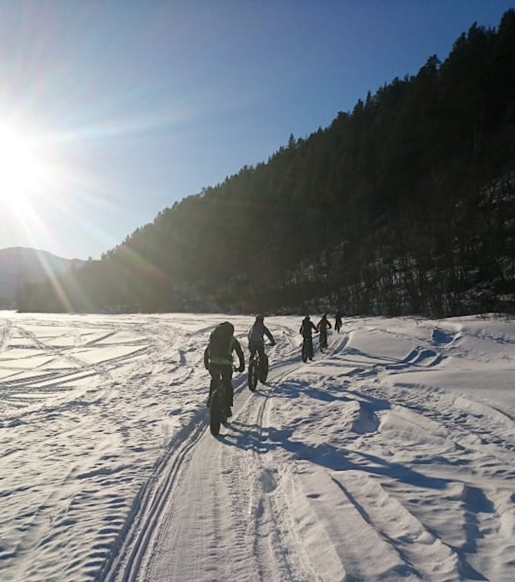 Arctic Alta Fatbike race langløp i Finnmark