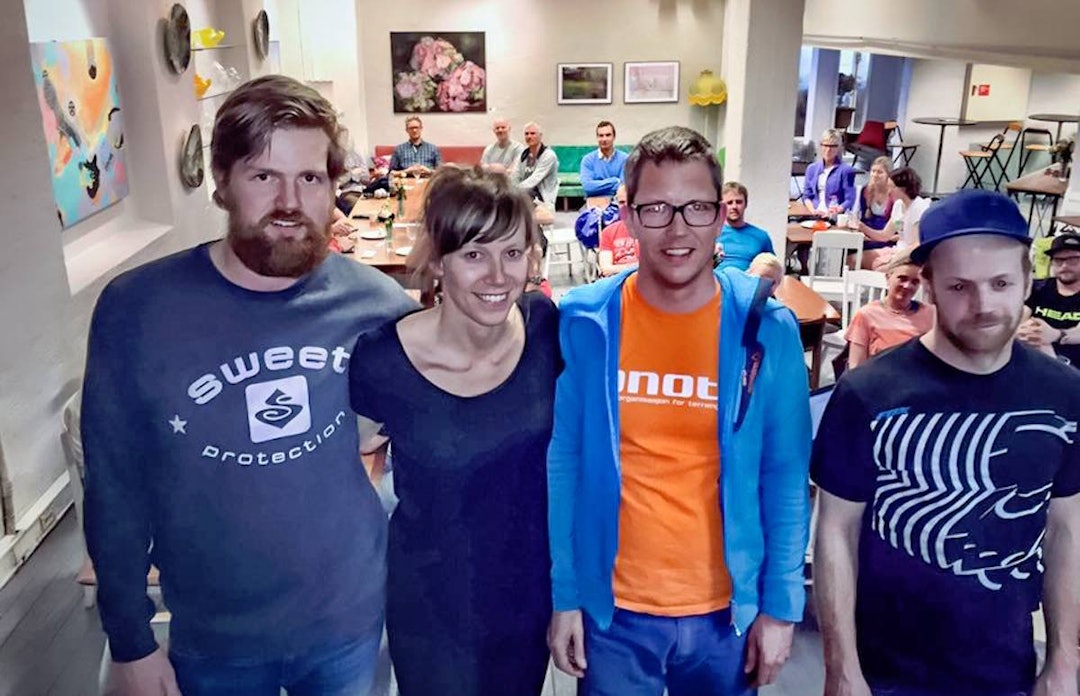 Styret i NOTS Lillehammer og Omegn, Ingrid Hokstad, Knut Løkås og Ole Henrik Solgaard, vil gjerne ha DNT i tale. Foto: NOTS Lillehammer NOTS Lillehammer og Omegn Ingrid Hokstad Knut Løkås Ole Henrik Solgaard 1200x800