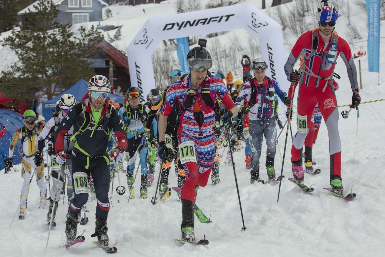 Lars Erik Skjervheim (foran) holdt spanjolene bak seg og tok sitt sjette NM-gull, mens Hildegunn Gjertrud Hovdenak tok sitt tredje. Foto: Matti Bernitz Romsdal Rando Lars Erik Skjervheim (foran) holdt spanjolene bak seg og tok sitt sjette NM-gull, mens Hildegunn Gjertrud Hovdenak tok sitt tredje. Foto: Matti Bernitz Romsdal Rando