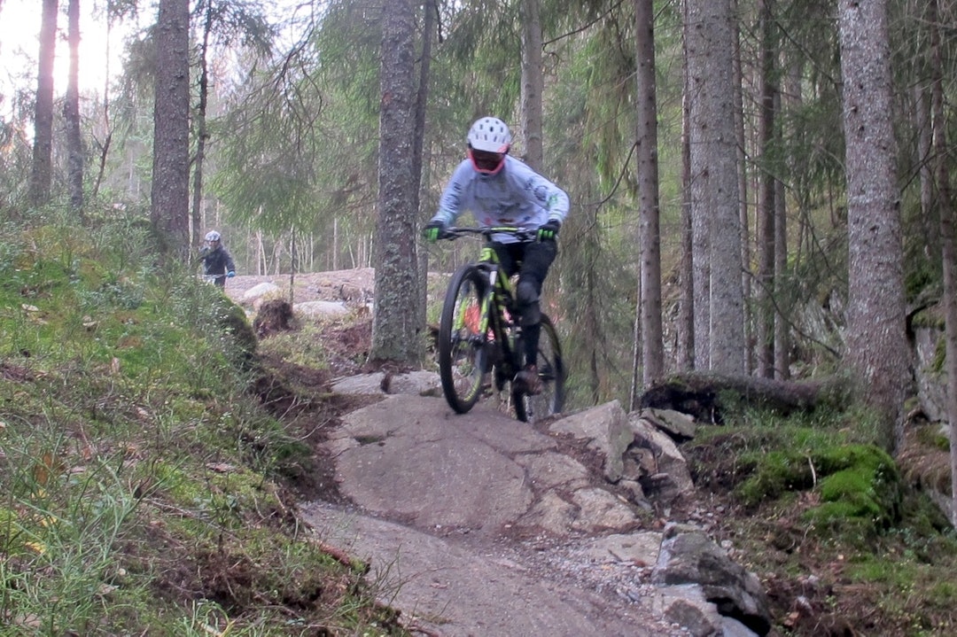 Løypene i Kjerringåsen er både tekniske og krevende. Foto: Petter Wilhelmsen Løypene i Kjerringåsen er både tekniske og krevende. Foto: Petter Wilhelmsen