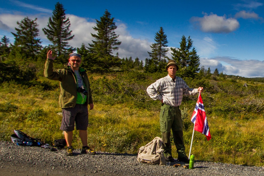 SUPPORTERE: Birkensupporterne er ikke helt som andre supportere. I hvert fall ikke disse. (foto: Snorre Veggan) birken2015-9444a