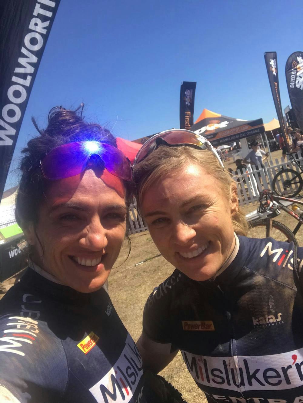 Sunniva Dring - Kristin Aamodt - Stage 1 Cape Epic - Privat 1000x
