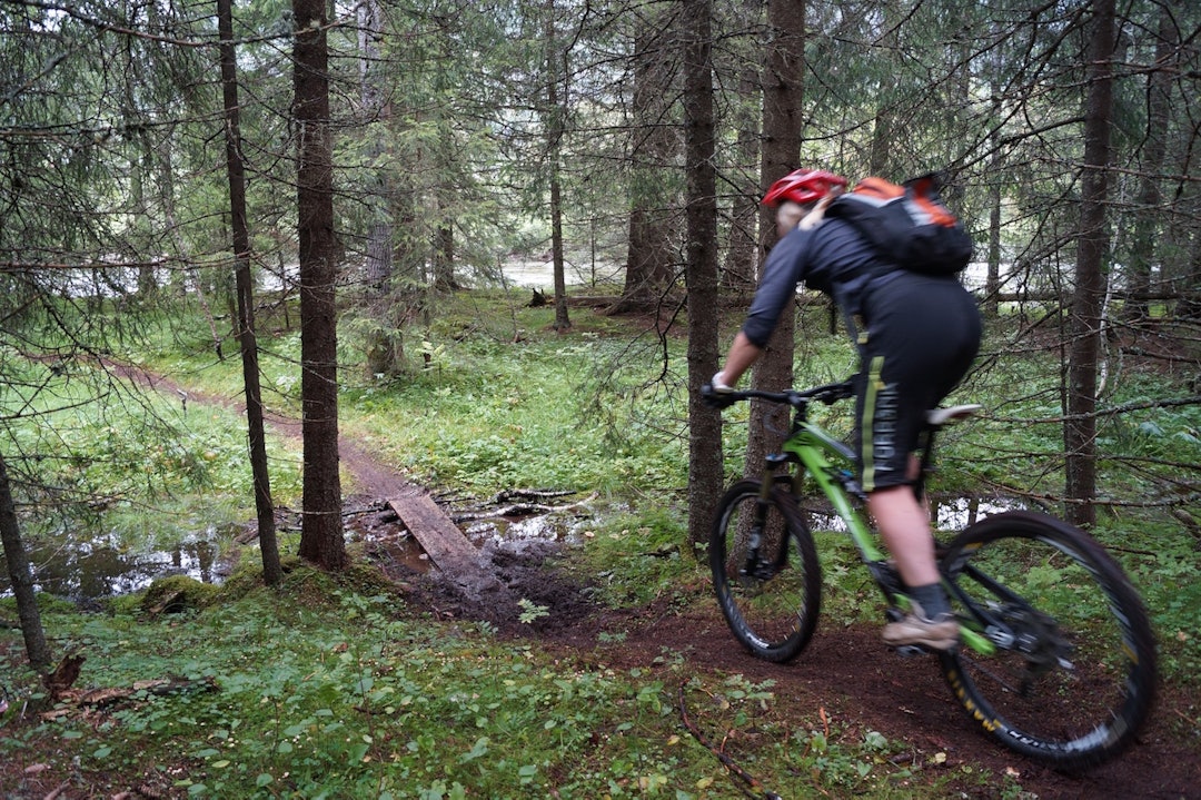 Stisykling i er blitt populært i Hemsedal, og nå ønsker miljøet å kjøre sitt eget ritt. Det blir Hardbarka. Foto: Arrangøren Hemsedal Enduro - Arrangøren 1400x933