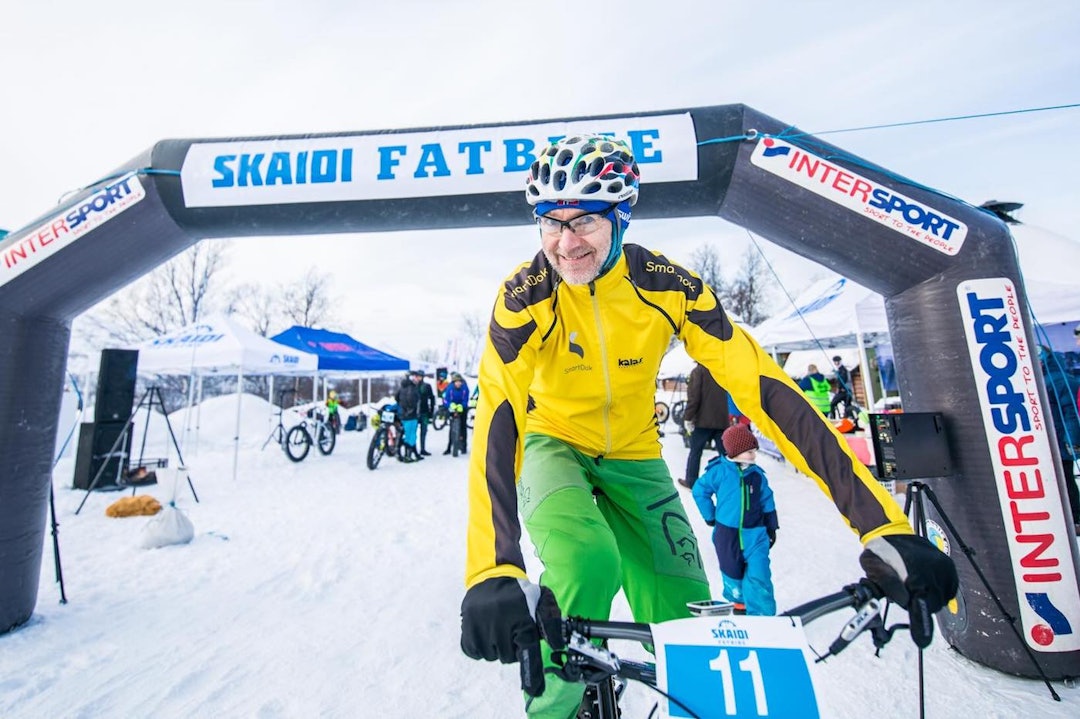 Stig Misund inn til sjuendeplass. Stig Misund Nordlysbyen Finish Skaidi 2018 - Rino Engdal 1400x933