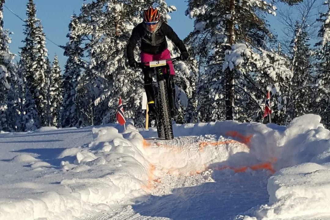 Emily Benham Kvåle på vei mot NM-gull på Lygna i fjor.  Foto: Asbjørn Kvåle