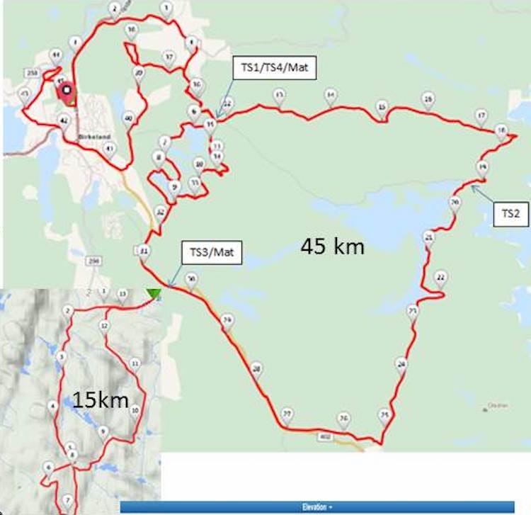 Løypekart Å i Heiane 2017 Å i Heiane INFO 2017 - 750x