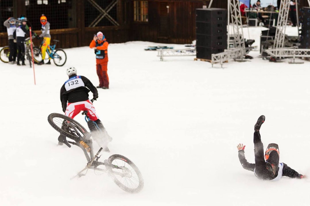 Det ble både knall og fall under fjorårets finale. Foto: NiceShot.no Snowstock 2017 action - Nice shot 1400x933