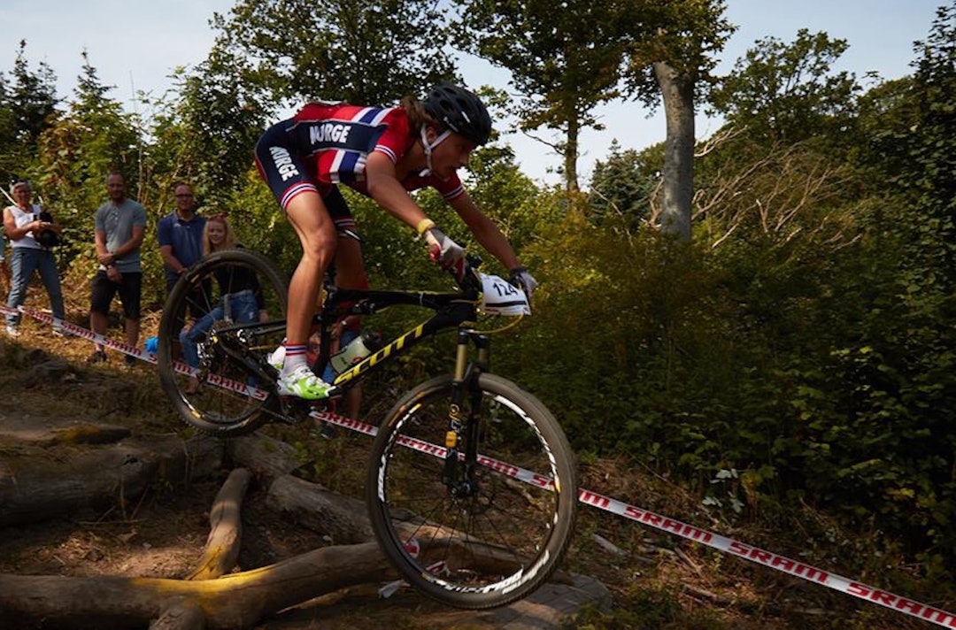 SRAM-Cup i Danmark var en av mange utenlandsturer med landslaget for Eirik Pettersen i 2015. Foto: Gorm J. Slinger Eirik Pettersen Danmark - Foto Gorm J Sliger 1400x924