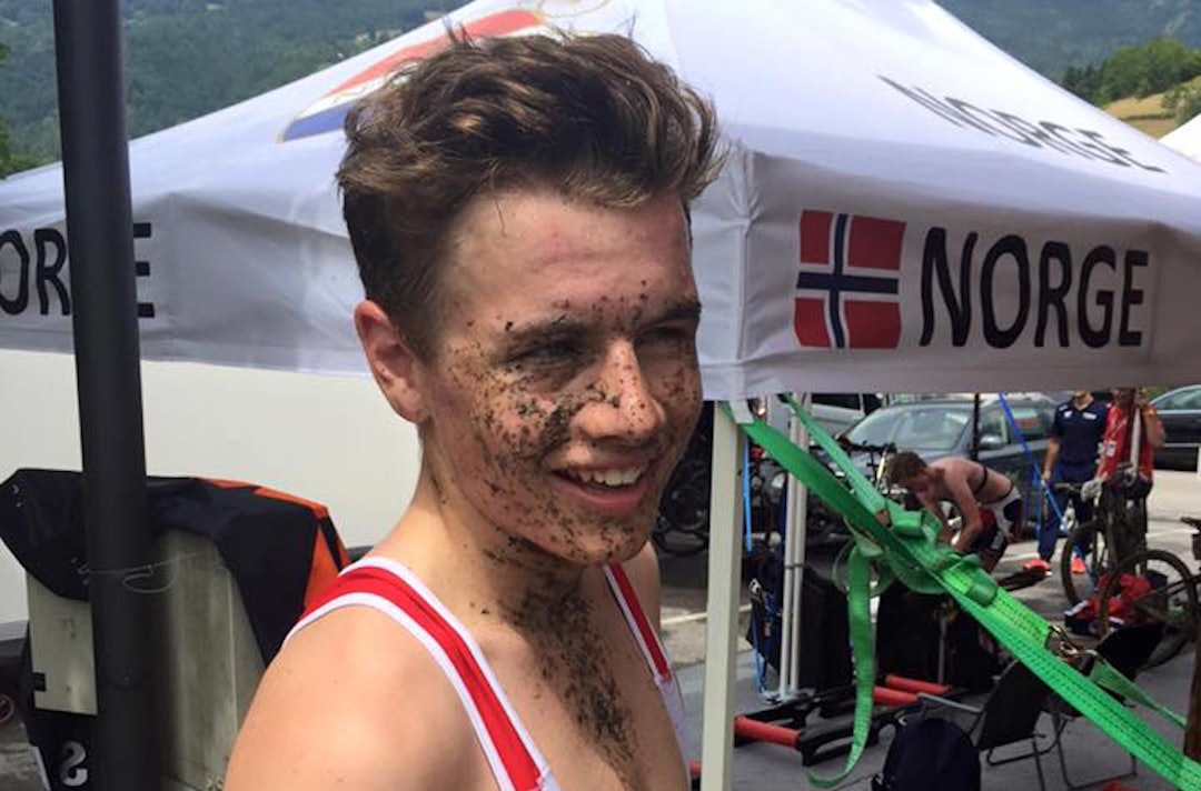 Martin Siggerud kjørte sterkt i EM, og var beste norske junior der med 16.plass. Foto: Privat Martin Siggerud EM 2015 - Kent Siggerud 1400x924