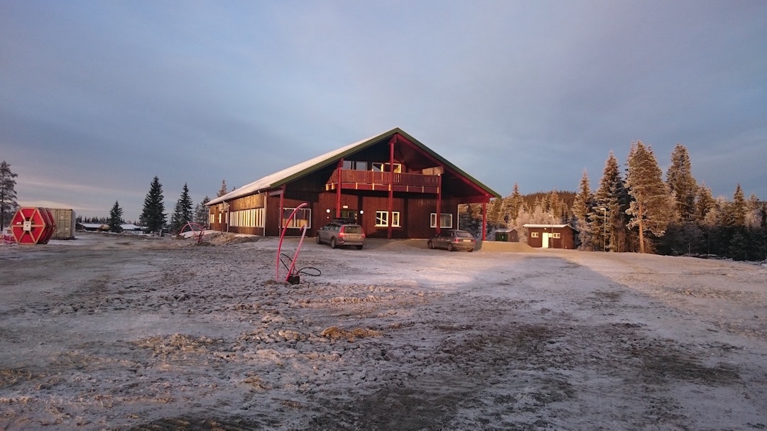 Lygna Skistadion vil være klart med helt nye fasiliteter når Lygna Fatbike Gathering kjøres i februar. Foto: Privat Lygna Skistadion - Foto Privat 1400x