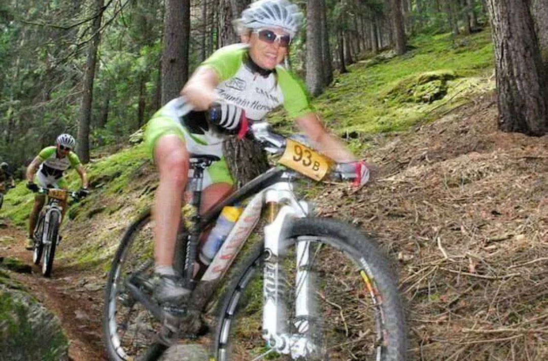 KRISTIN AAMODT bet godt fra seg under Trans Alp 2014. Foto: Privat Kristin Aamodt Trans Alp 2014 Foto Privat 1400x924