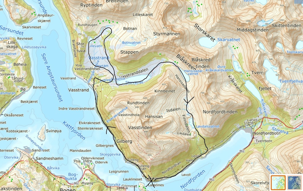 Kvaløya map Feb 2018 - Pål Jakobsen 1400x892