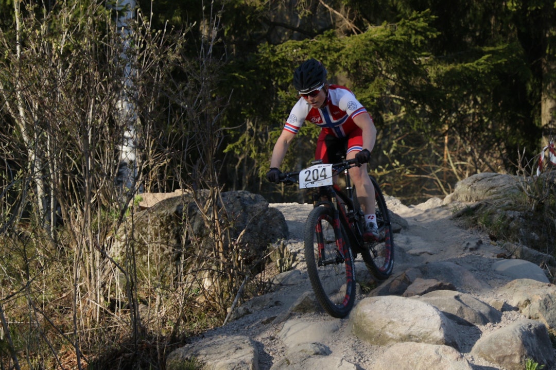 Elisabeth Sveum ble beste norske i kvinner senior med andreplass. Foto: Bengt Ove Sannes Elisabeth Sveum - tempo - Rye Terrengfestival 2017 - Bengt Ove Sannes 1400x933