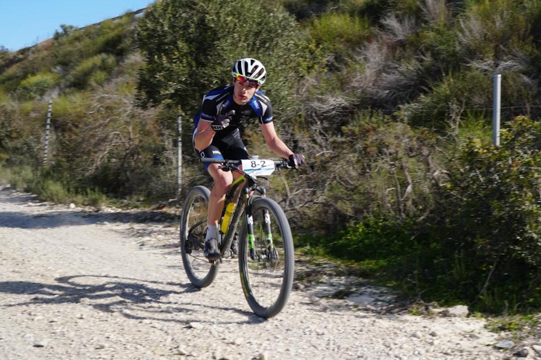 Martin Siggerud på vei mot nok en topp-ti plassering på Costa Blanca Bike Race. Foto;:Martine Opsahl
