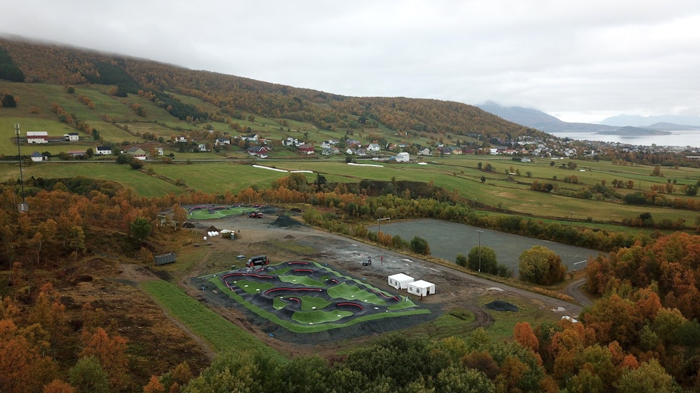 Harstad sykkelparrk har tre pumptracker i verdensklasse. Nå blir det enda flere tilbud i anlegget. Foto: Harrstad CK Harstad sykkelparrk har tre pumptracker i verdensklasse. Nå blir det enda flere tilbud i anlegget. Foto: Harrstad CK